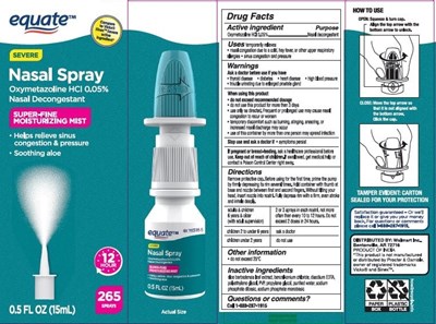Principal display panel - nasal spray